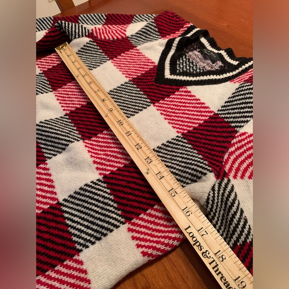 RAG & BONE Gabby plaid check v-neck - Picture 10 of 13